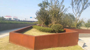 石峰耐候钢挡土墙